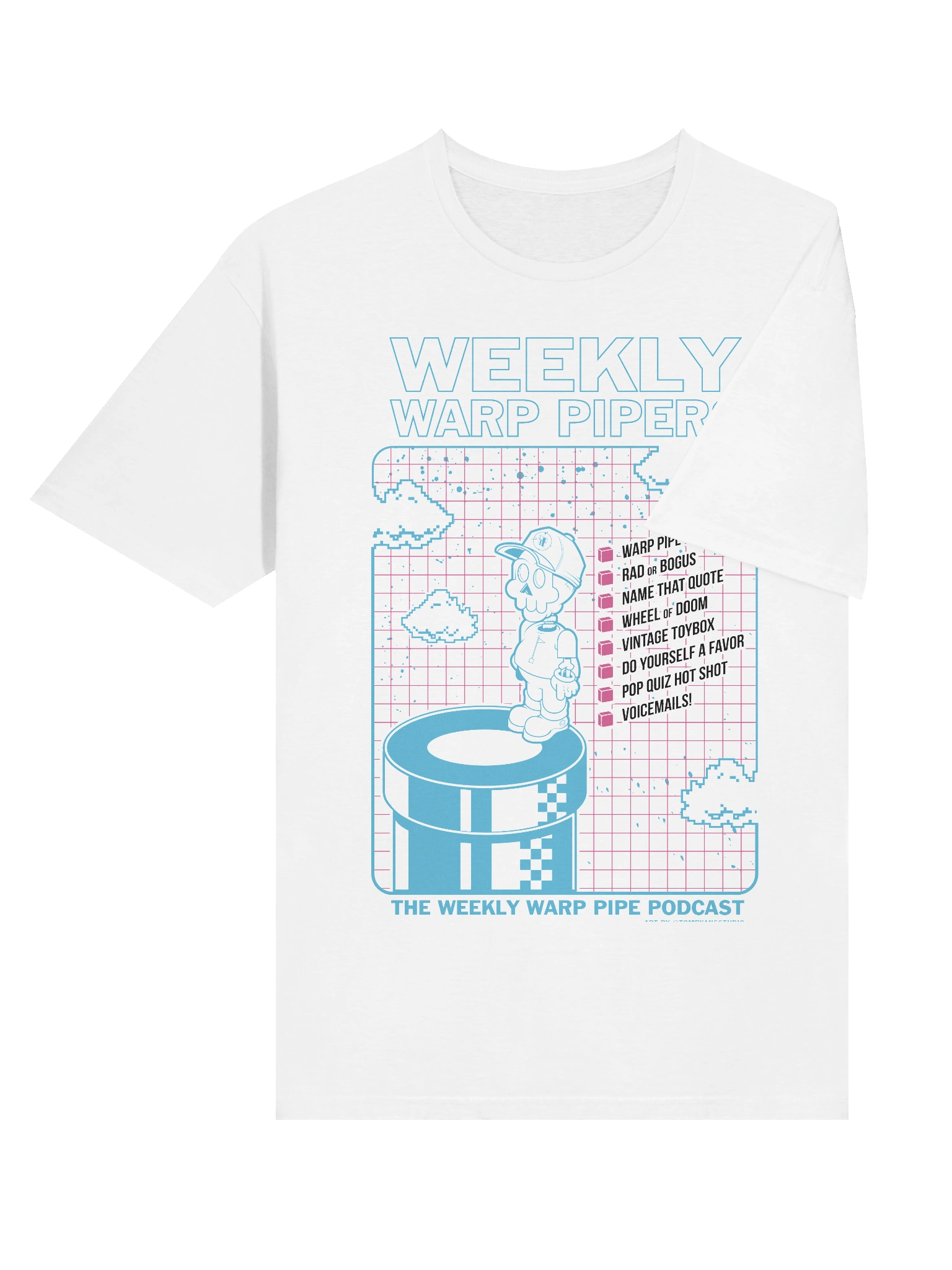 Weekly Warp Pipers (light color Blue ink) product image (6)