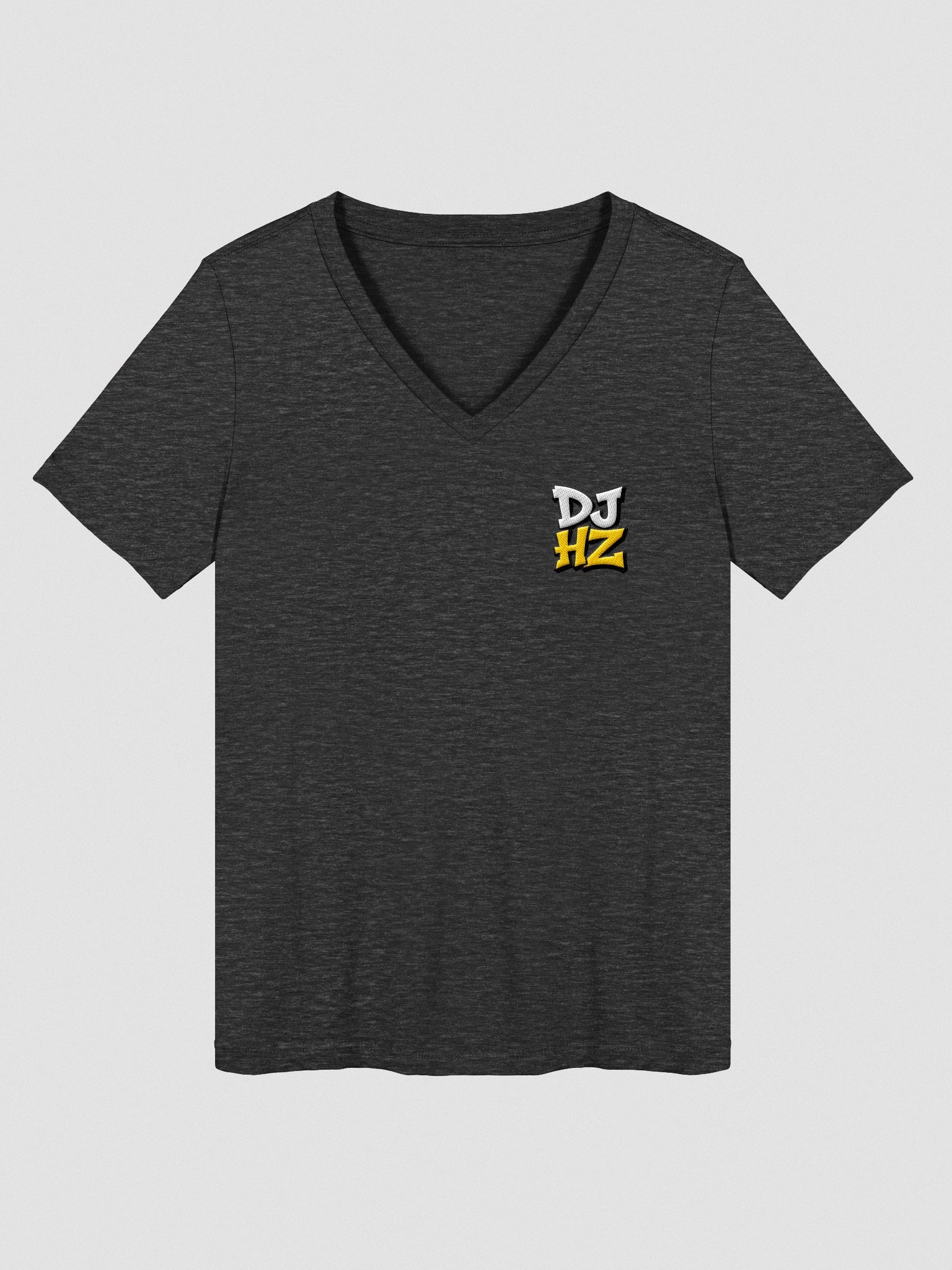 DJ HZ Embroidered Women's V-Neck T-Shirt product image (1)