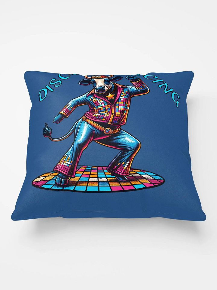 Funky Disco Dancing Cow Pillow - Perfect Retro Home Decor Gift product image (1)