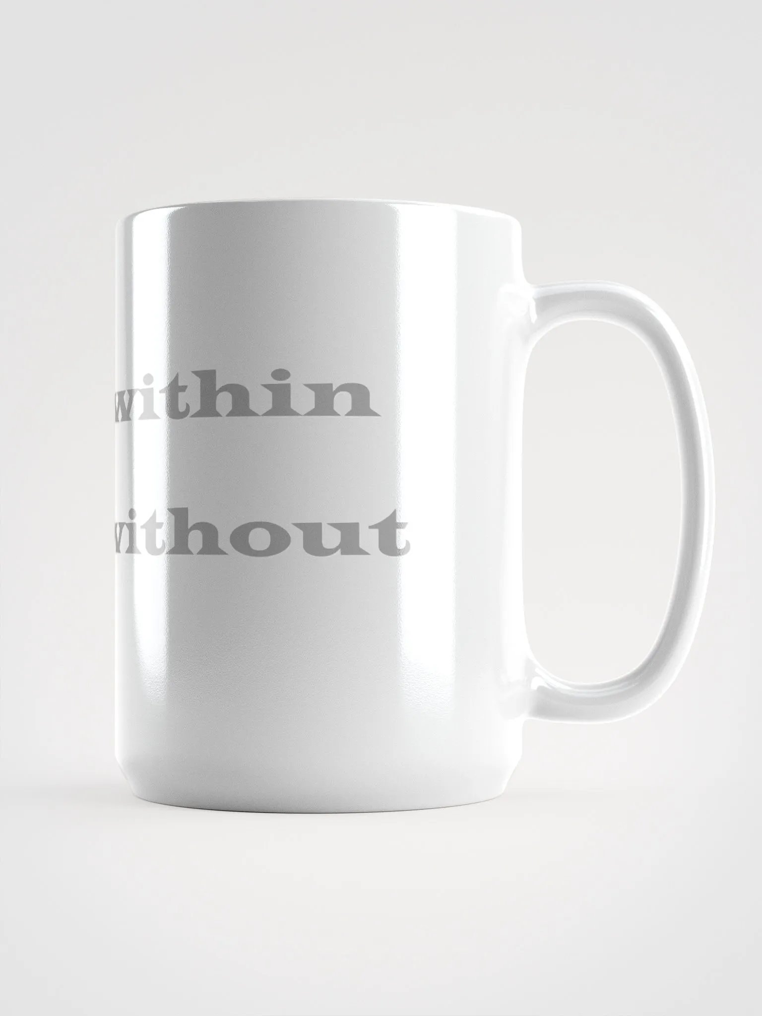 Plastic within Plastic without Emblem Mug product image (1)