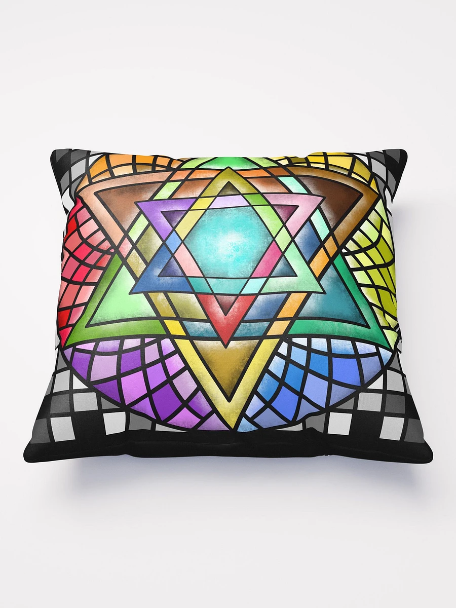 Star of David Stained Glass Pillow product image (6)