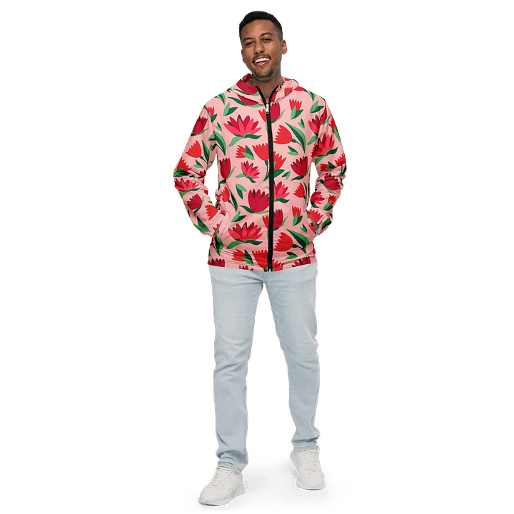 Cosmic Rose All-Over Windbreaker product image (1)
