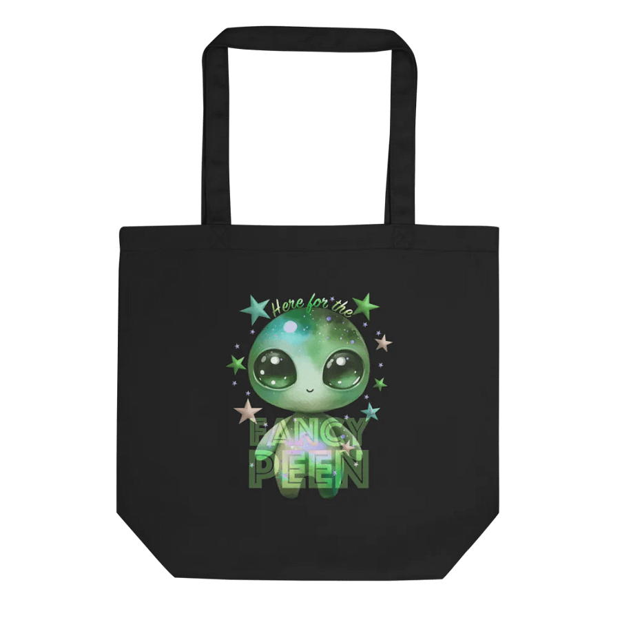 Fancy Alien Tote (Green Dude) product image (1)