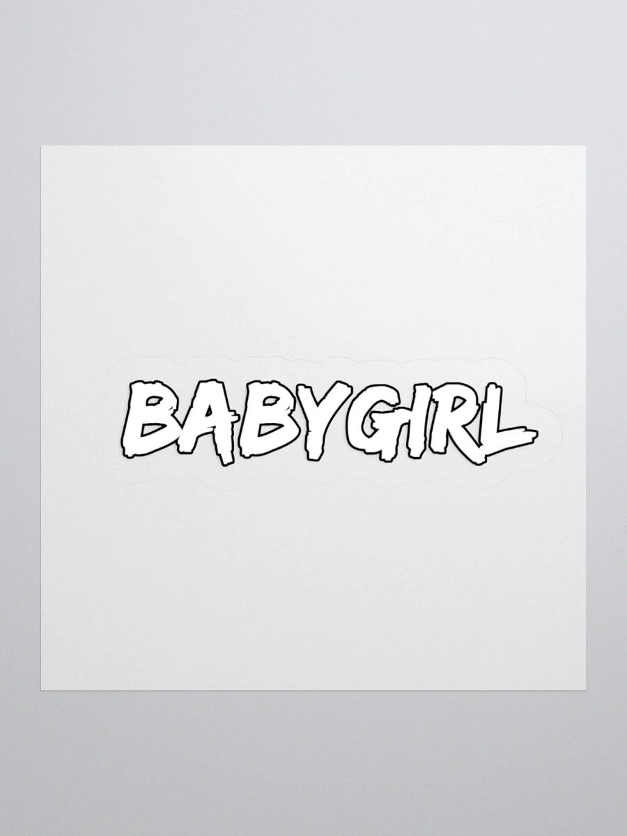 Babygirl Kiss-Cut Sticker product image (1)