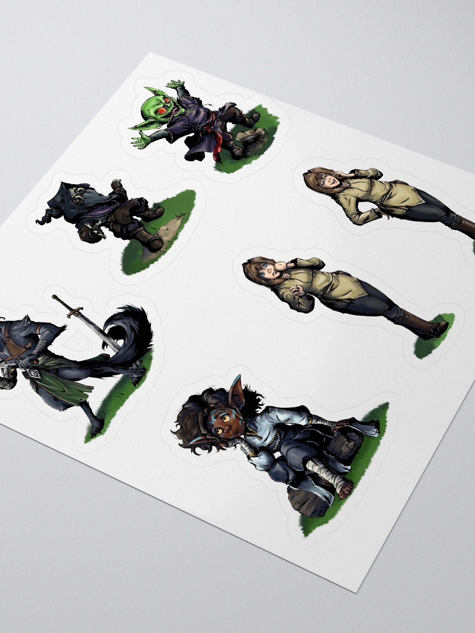 Tales of Teluria party stickers! product image (3)