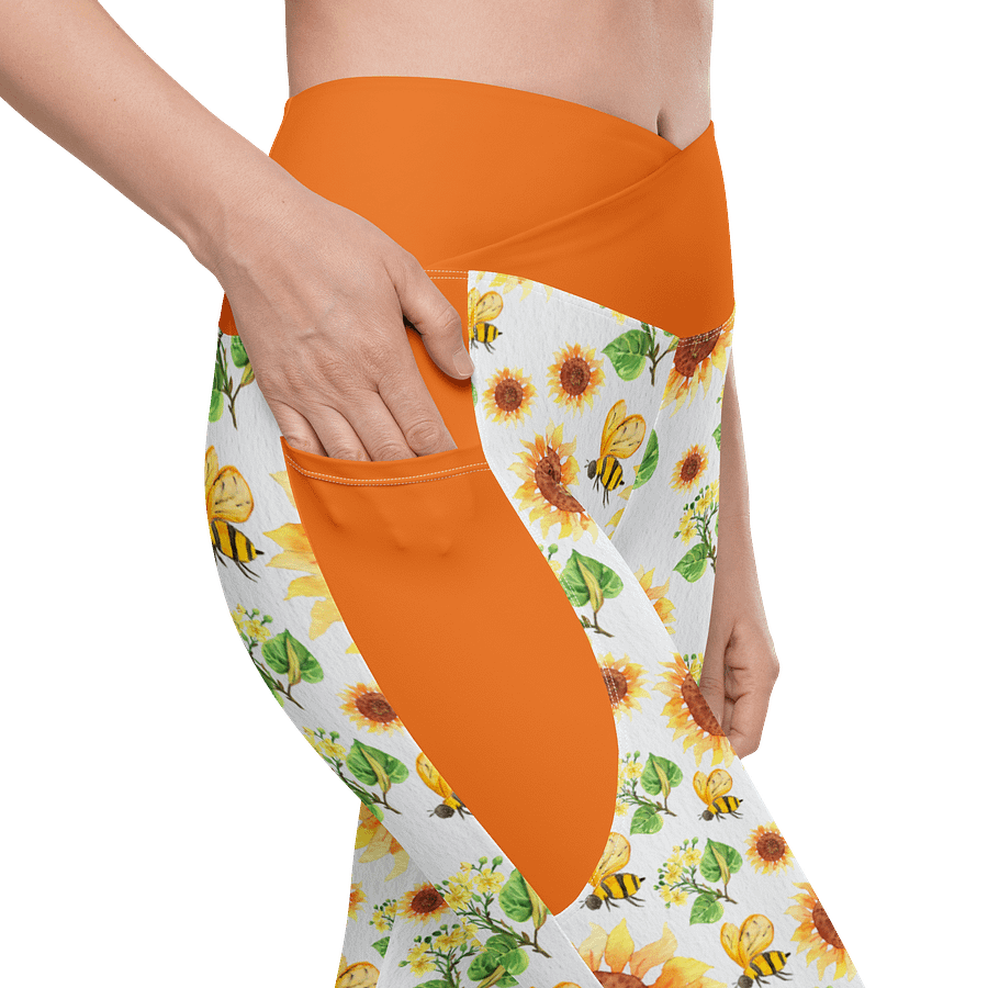 Sun-Ready Sunflower Leggings with Pockets product image (10)