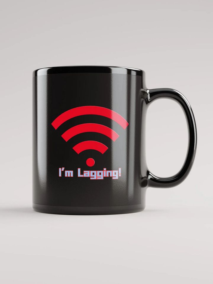 Lagging Eagle Black Mug product image (1)