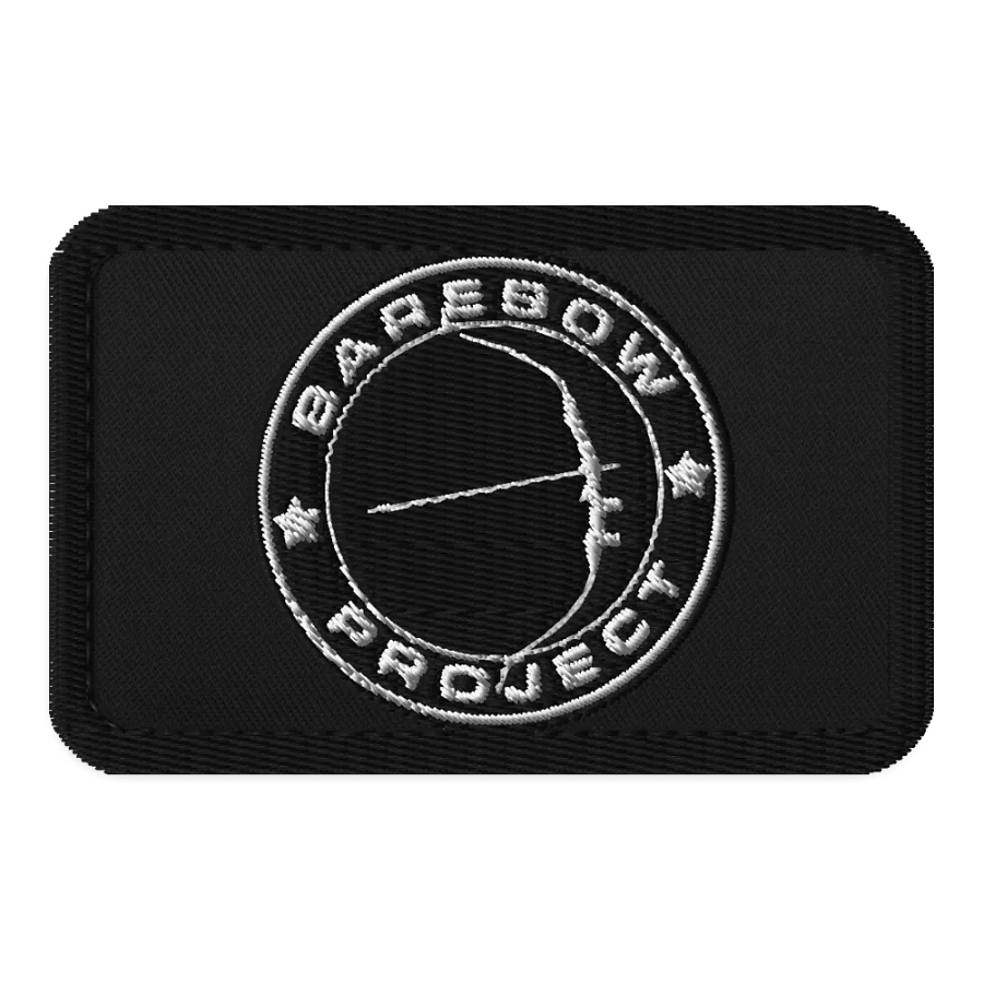 BBP White Black Logo Patch product image (1)