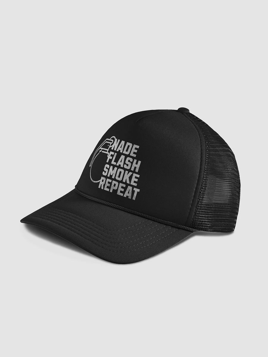 Nade Flash Smoke Repeat Grenade Utility Meme Trucker Hat product image (4)