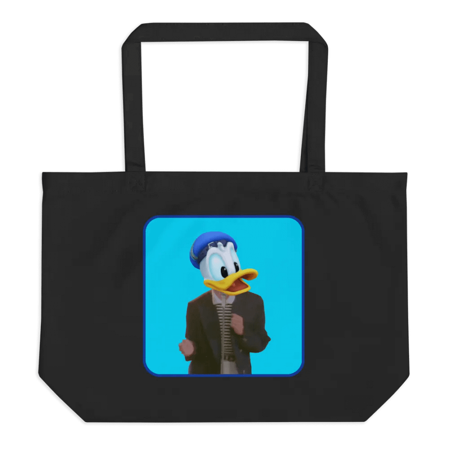 Duck Roll Large Tote with Lyrics product image (1)