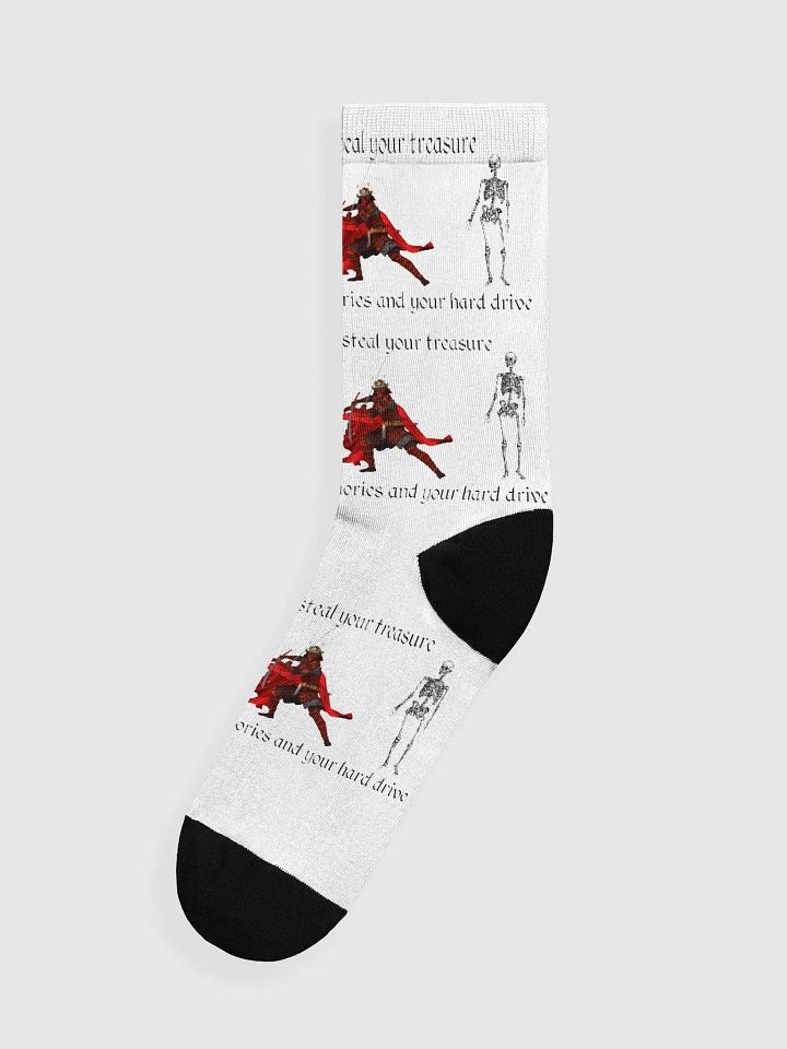 Eco-Friendly Molecular Marvel Crew Socks product image (1)