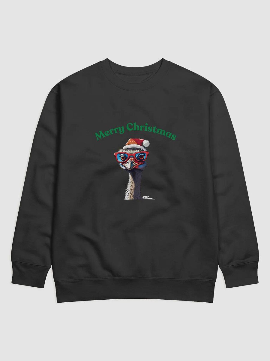 Festive Emu Merry Christmas Sweatshirt - Green product image (1)