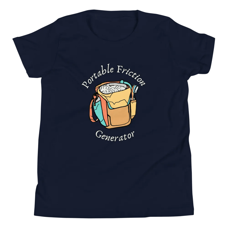 Portable Friction Generator - Youth Climbing T-Shirt product image (48)