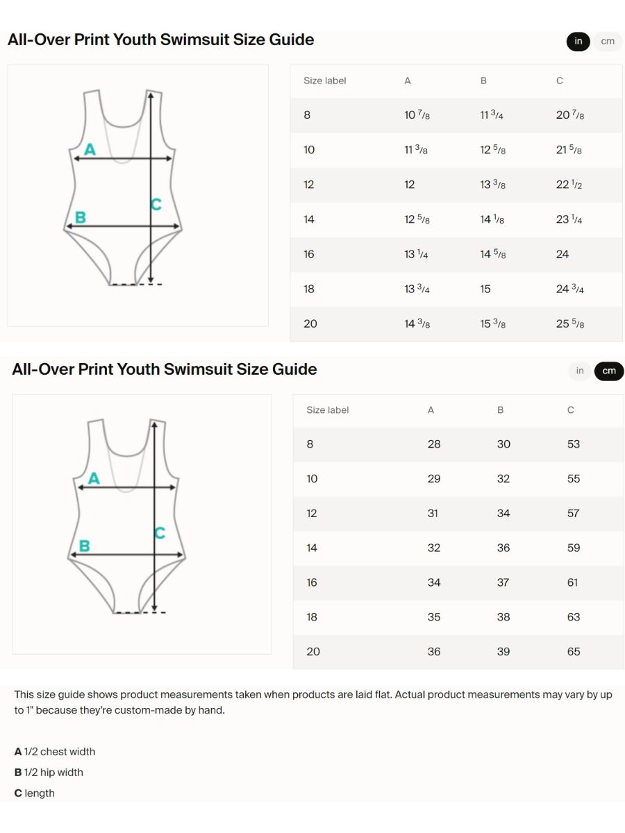 Cherry Blossoms on Magenta Youth One-Piece Swimsuit product image (12)