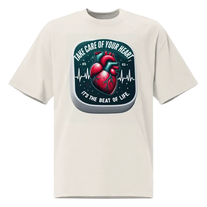 Heartbeat of Life Oversized Tee product image (3)
