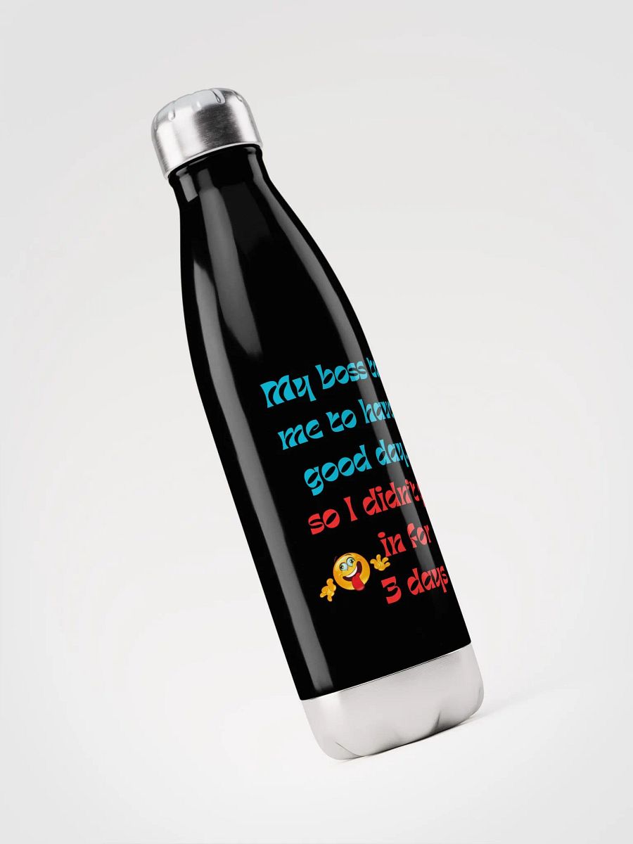 MY BOSS, Playful Rebellion Stainless Steel Water Bottle product image (3)