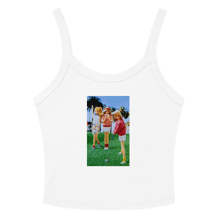 GOLFER White Strappy Tank Top product image (2)