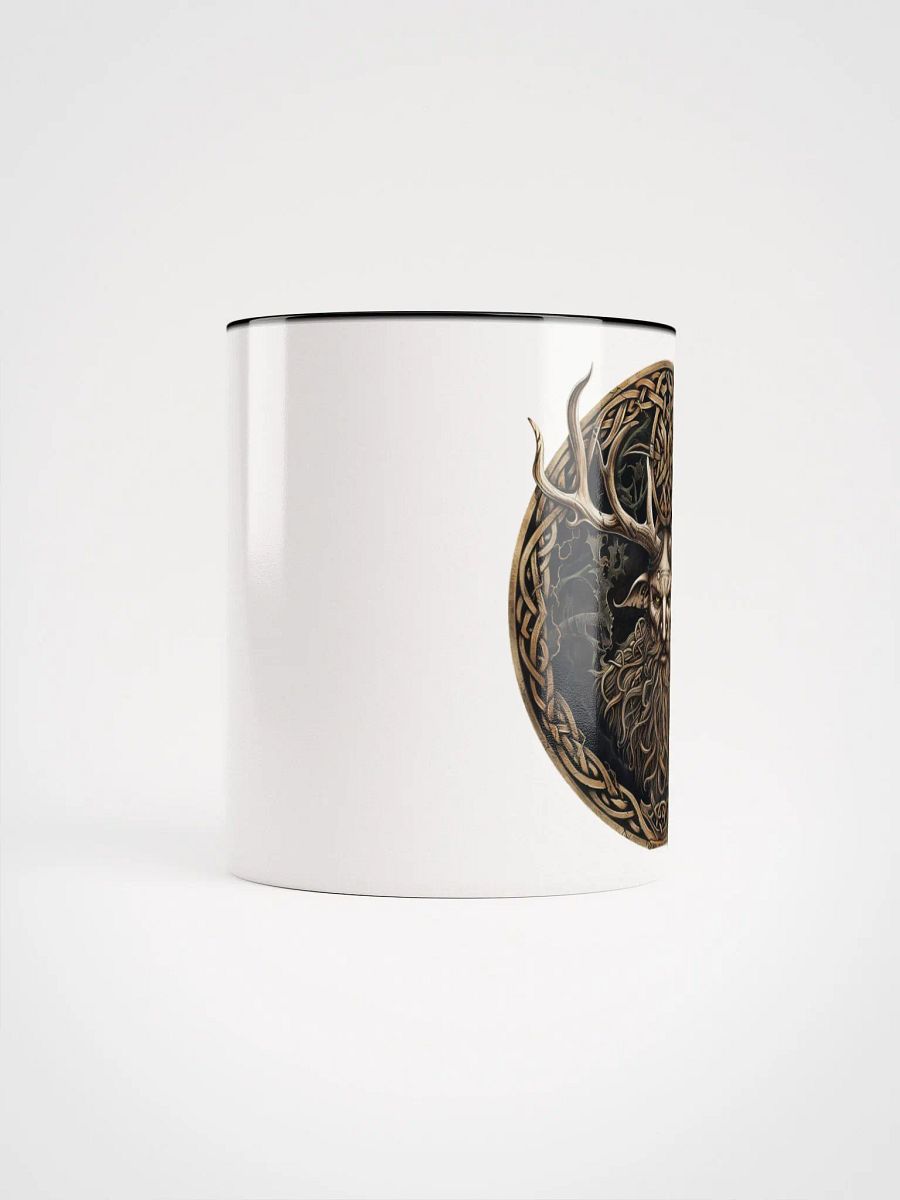 Cernunnos - The Celtic Horned God Ceramic Mug with Black Color Inside product image (5)
