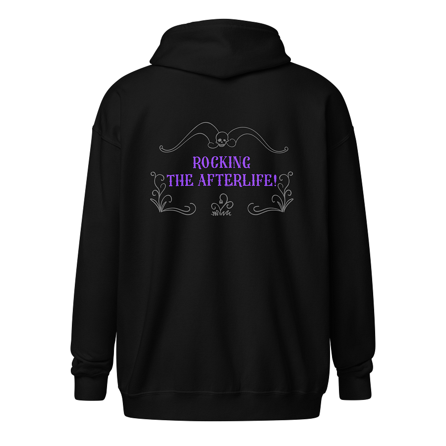 [UM} Bear Rocking the Afterlife - Unisex Graphic Zip Hoodie product image (1)