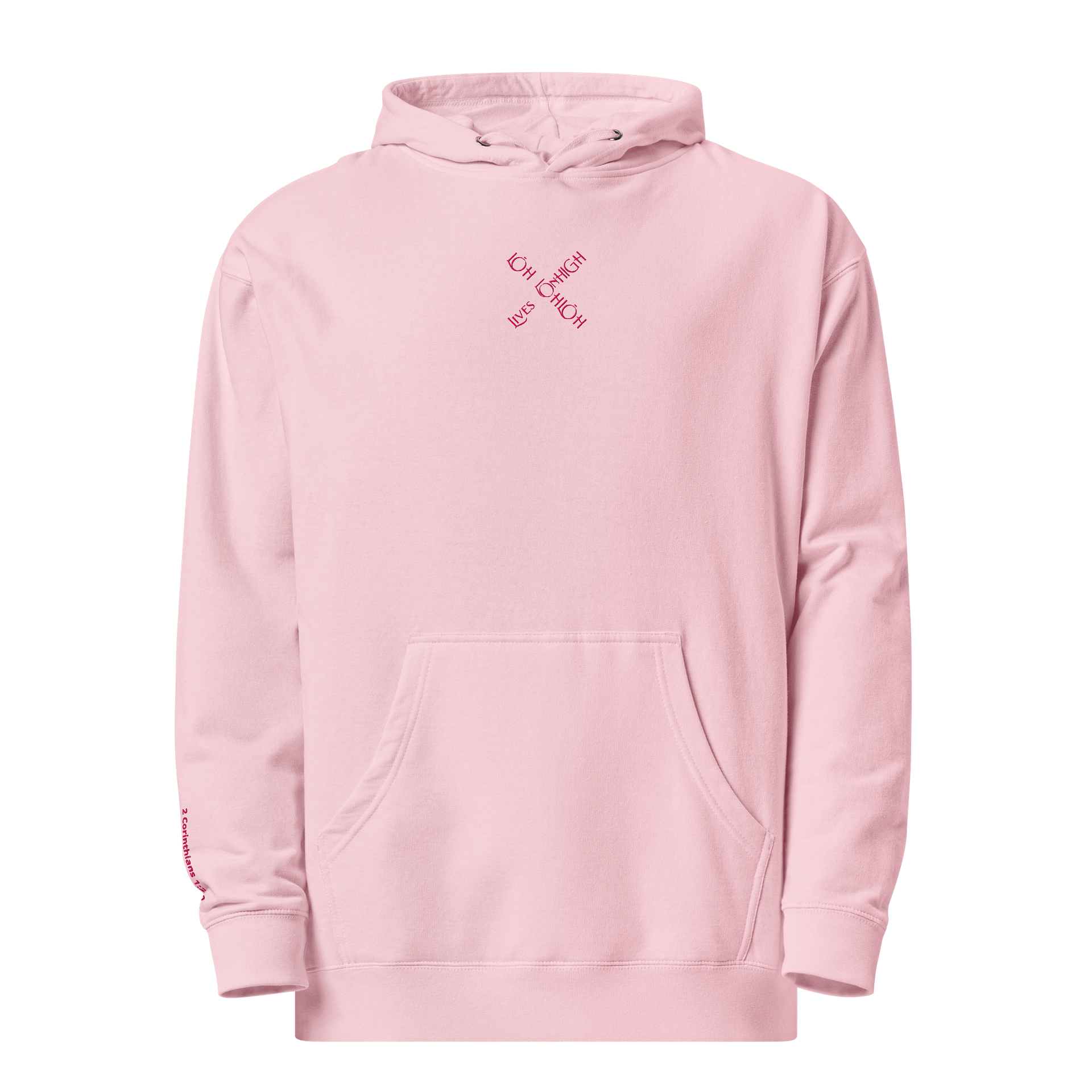 The Lives On HIGH | YTG STEALTH | UNISEX Hoodie | Light Pink product image (7)