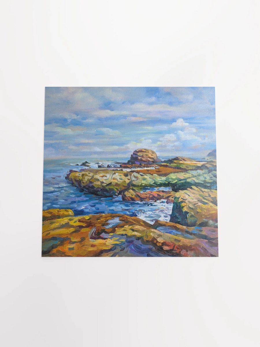Seaside Landscapes-Oil Painting Paper Poster product image (18)
