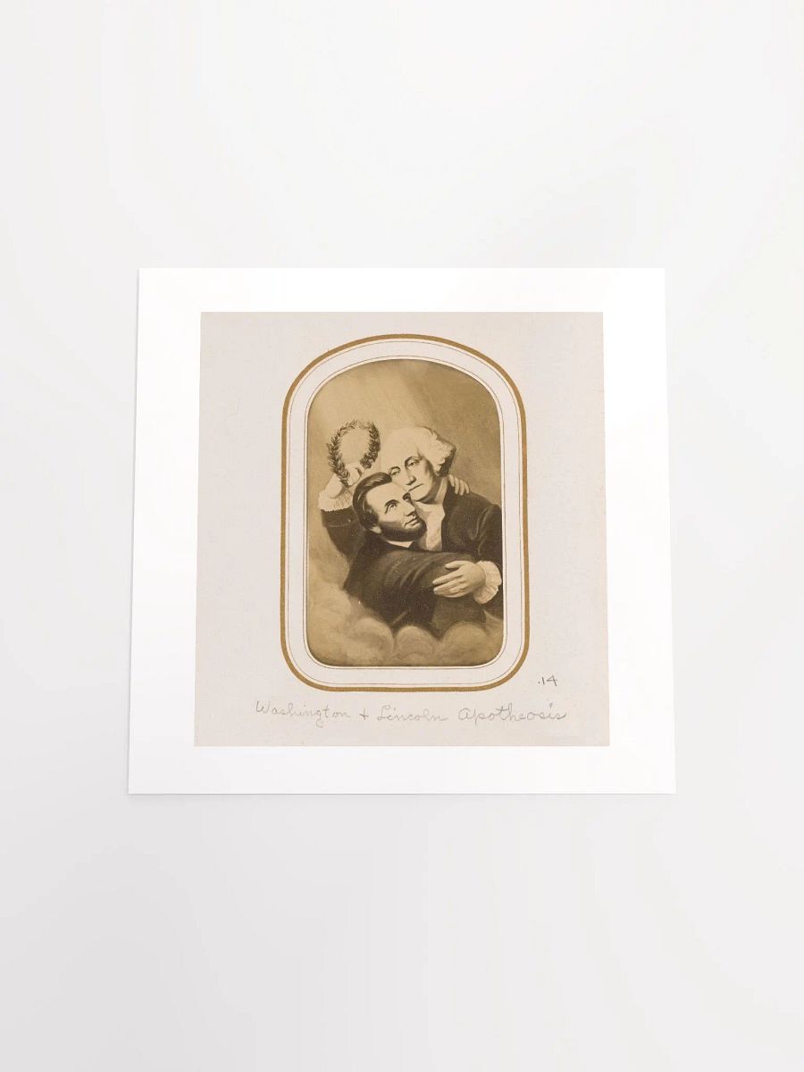Washington & Lincoln Apotheosis (c. 1865) - Print product image (4)
