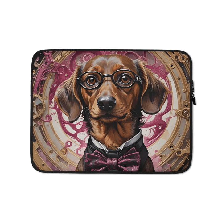 Whimsical Dachshund Laptop Sleeve product image (1)