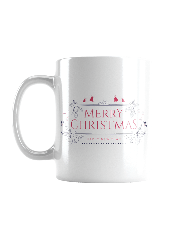 Festive White Glossy Mug: A Perfect Christmas Gift Idea product image (1)