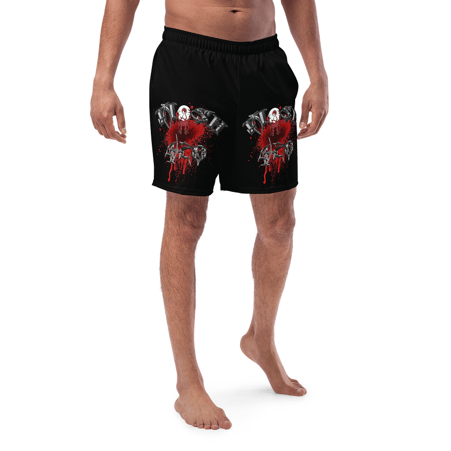 BLOODSPLAT 420 LOGO SWIM TRUNKS product image (1)