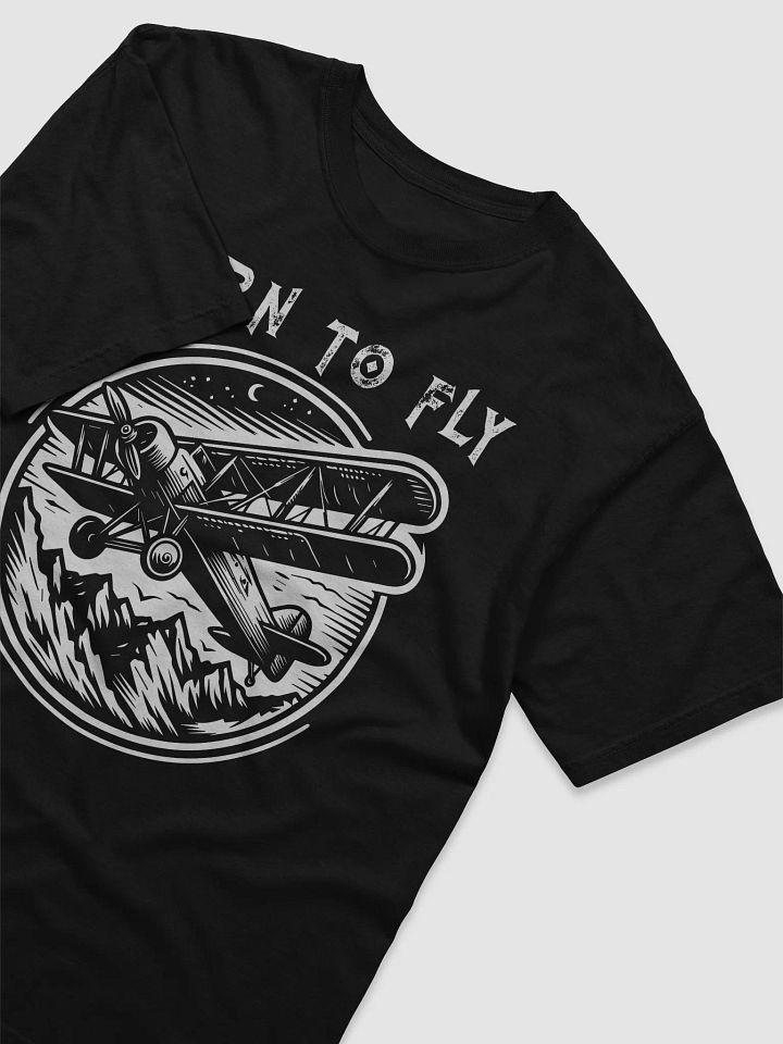 Vintage Airplane Biplane T-Shirt - Retro Aviation Look T-Shirt product image (2)