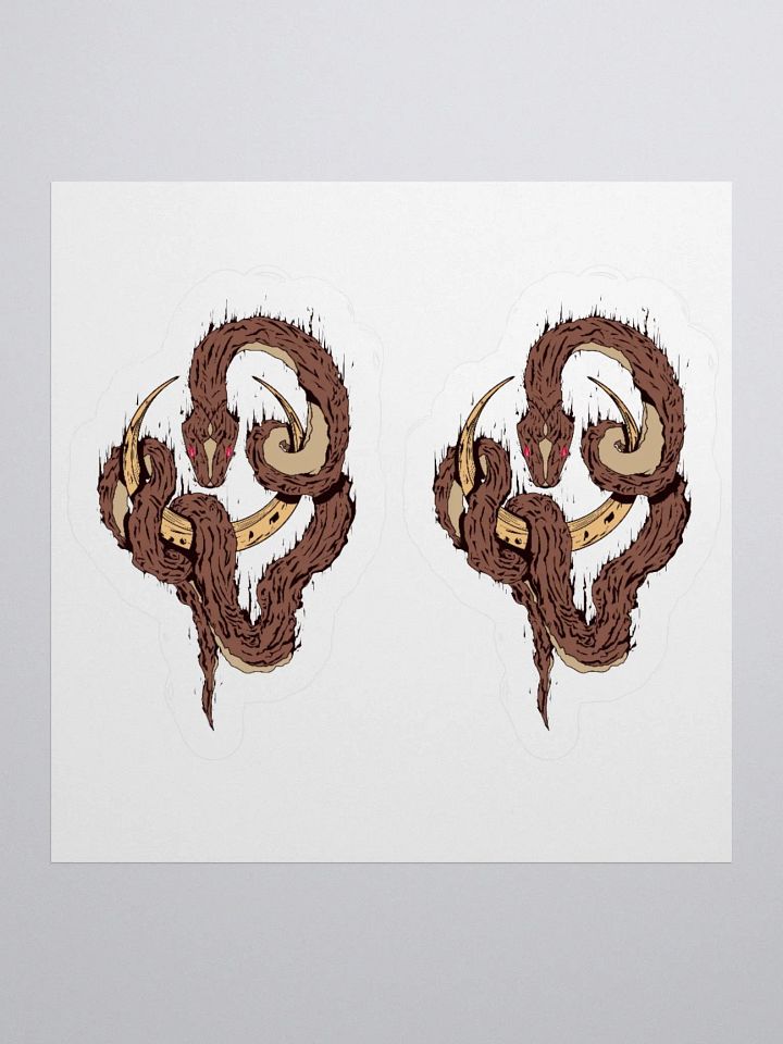 WDSNK - Wood Snake Full Color Sticker product image (1)
