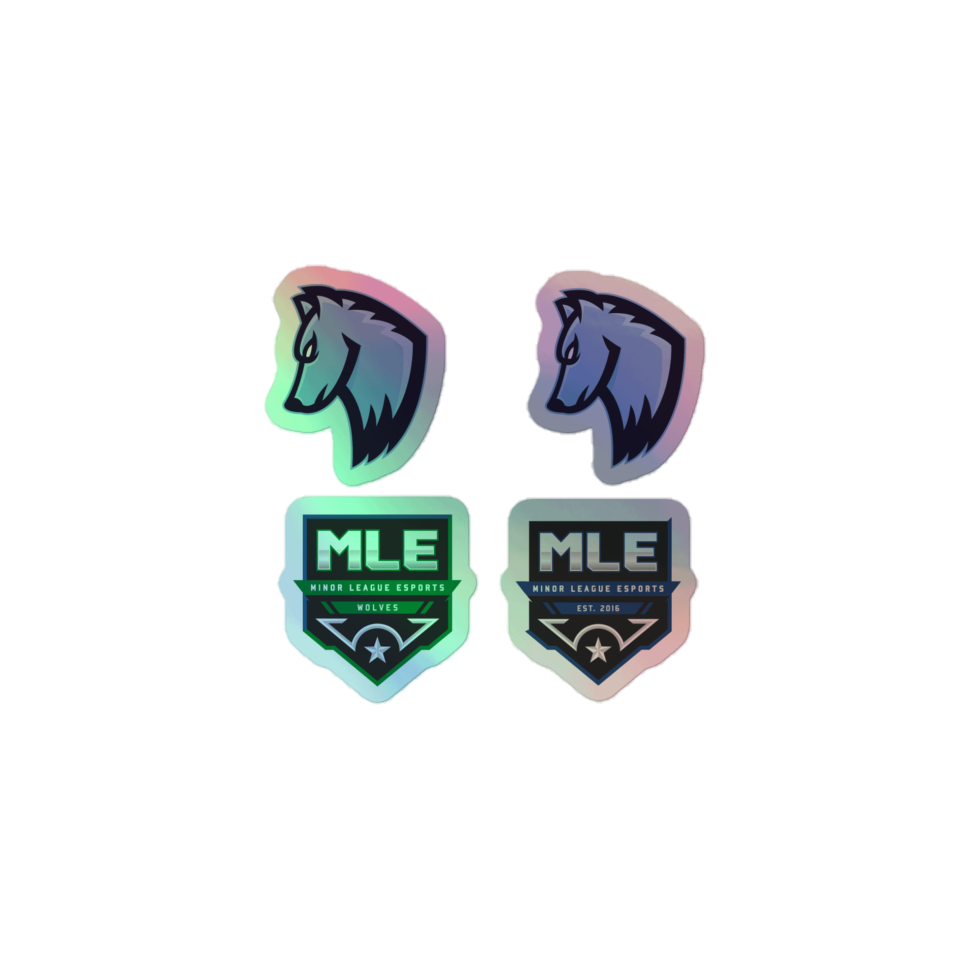 Wolves Holographic Sticker Sheet product image (1)