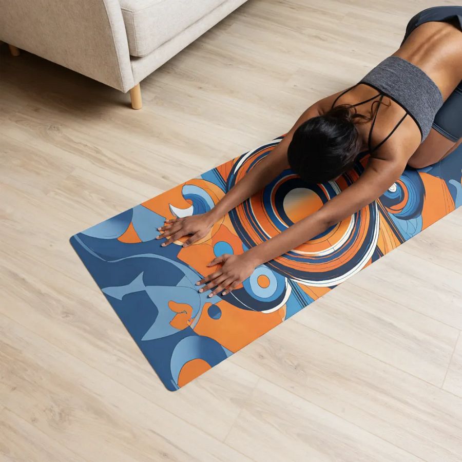 Serenity Swirl Yoga Mat product image (12)