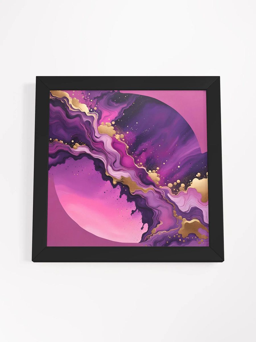 Violet Radiance - Dutch Pour Sunrise Art Print product image (4)