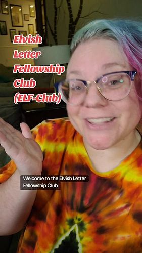 I just wanna send you Elvish Letters... 👉👈
.
I'm just 3 people away from meeting my monthly goal! If we sustain it for 3 mont...