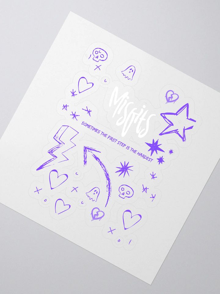 Misfits - Graphich Transparent Sticker product image (2)