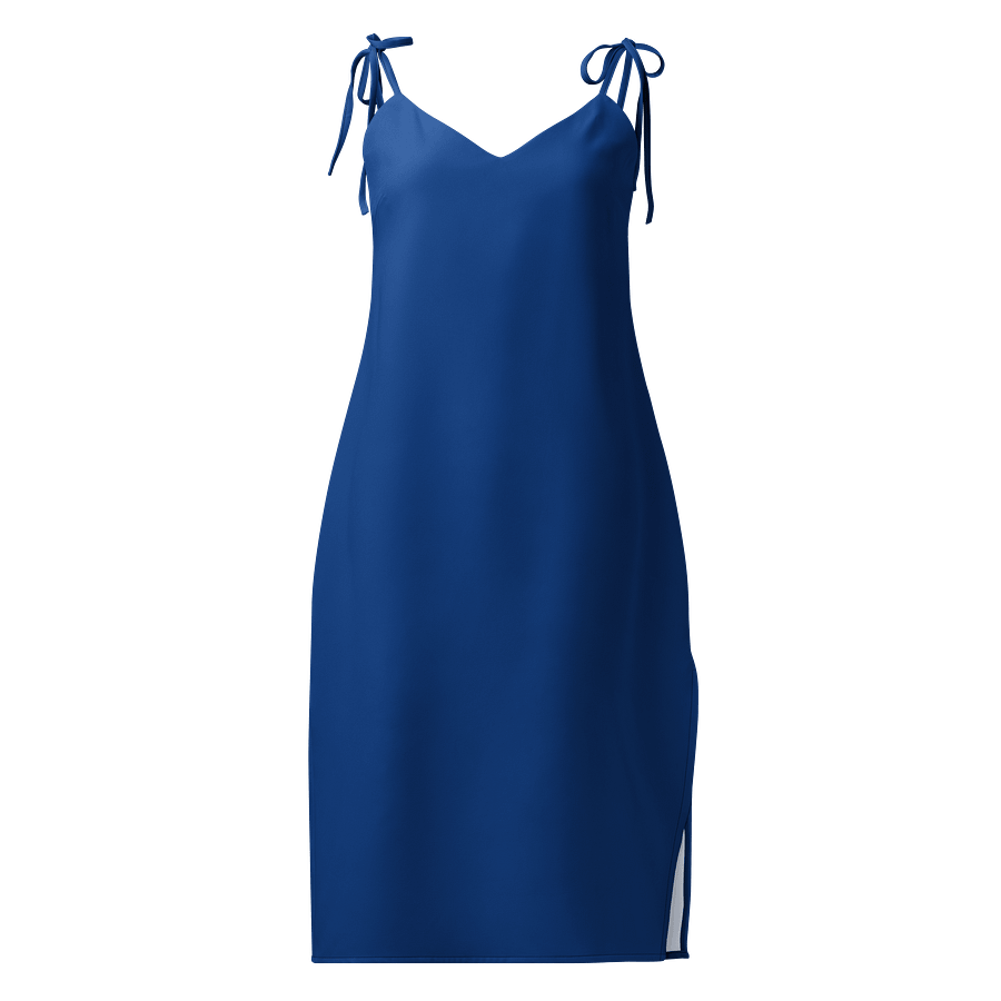 Midnight Veil Designs Sjip Dress - Blue Gothic Chiffon Midi product image (1)