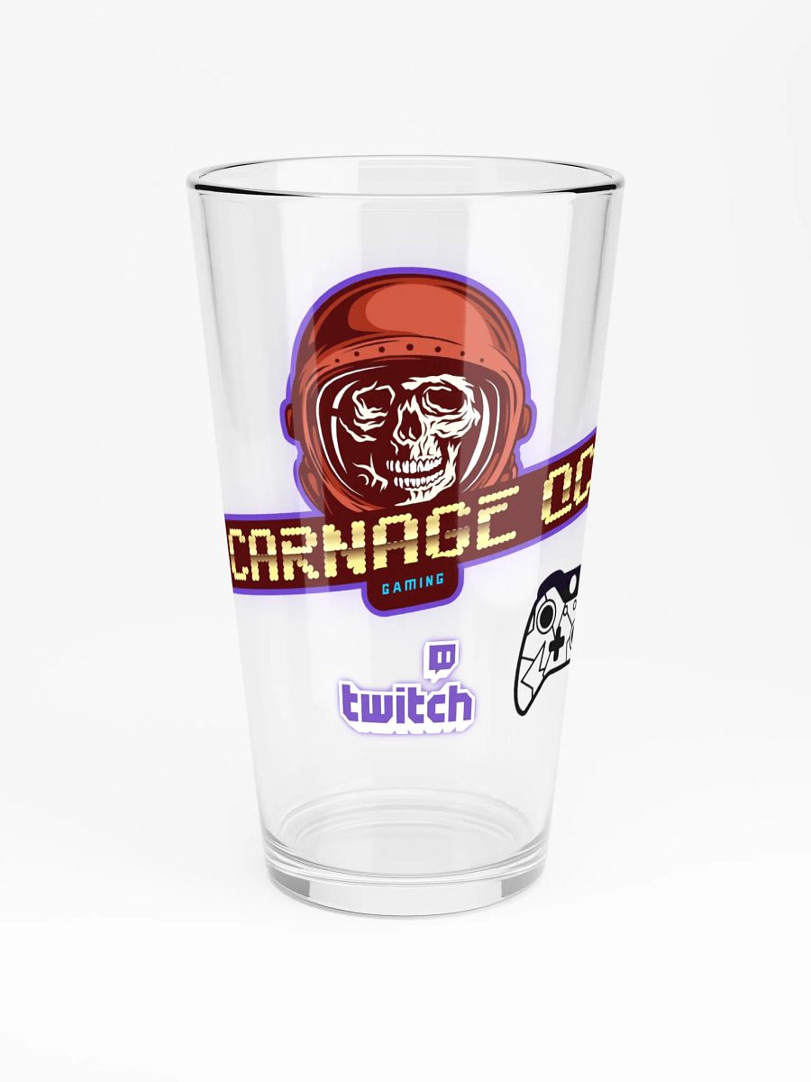 CARNAGE QC Gaming Skull Shaker Pint Glass product image (3)