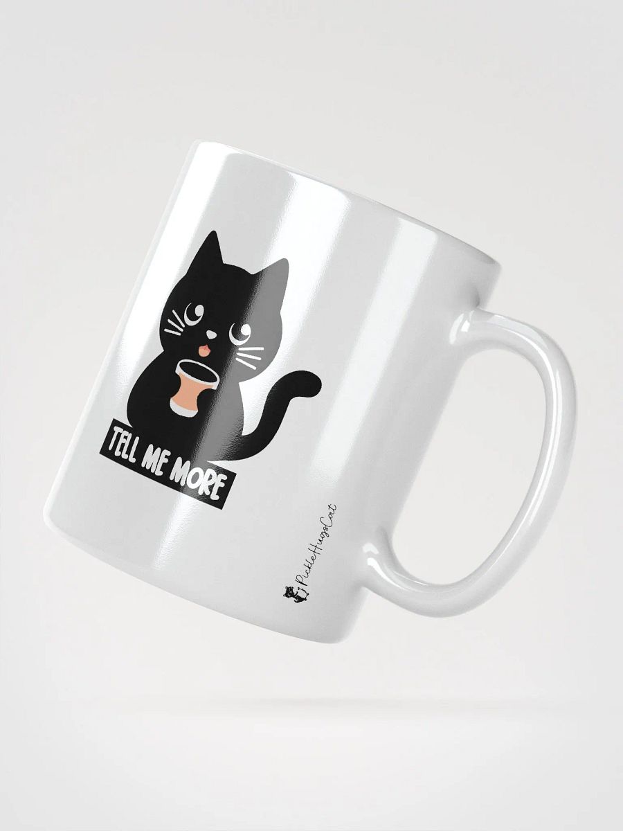 Tell Me More Black Cat Mug product image (4)