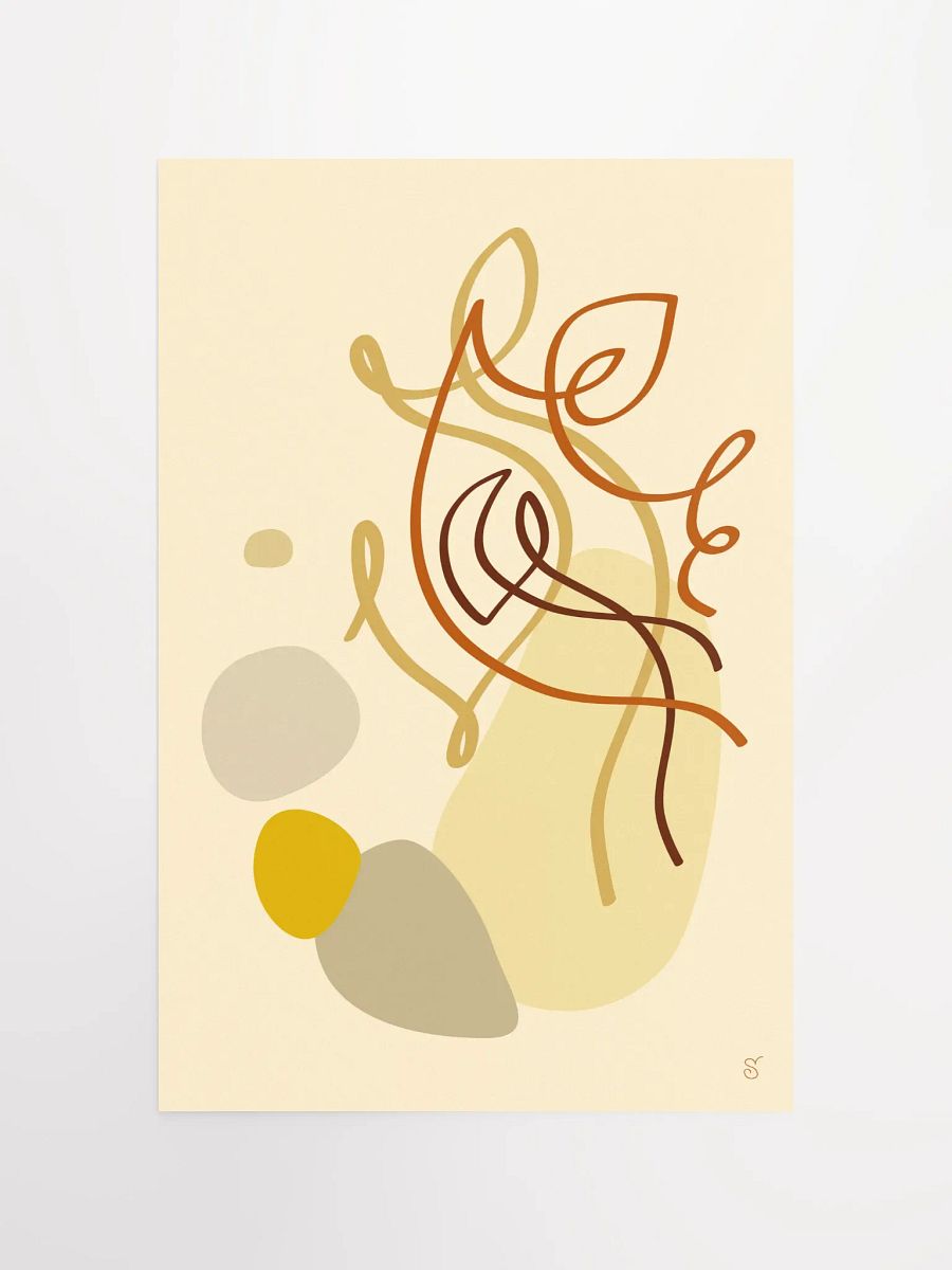 Organic Flow Abstract Poster - Abstract Image No. 4 product image (4)