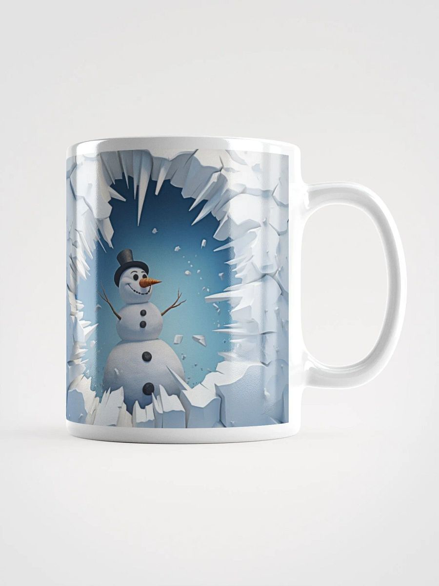 Snowy Smiles 3D Christmas Mug - Twice the Delight! product image (2)