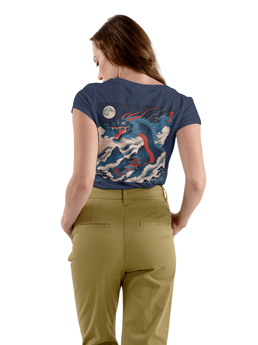 Ryoshin - Yoru no Ryū (Night Dragon), Ancient Ryū Collection, T-Shirt, Back Design product image (2)