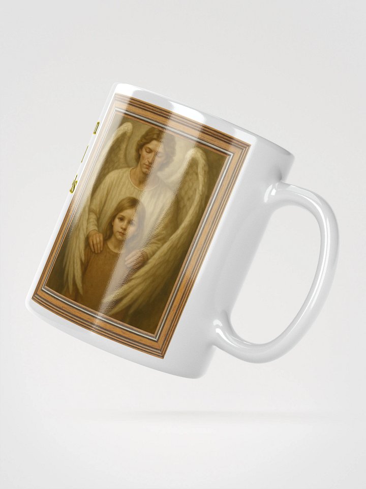 Angels Watch Over Them (Female) Glossy White Mug product image (2)