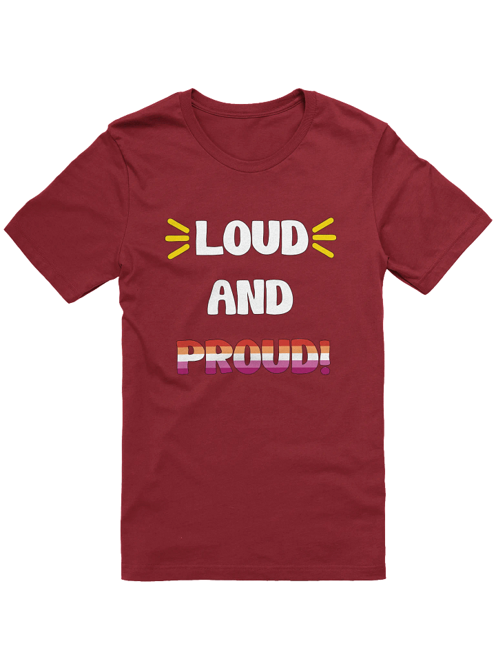 Loud and Proud Lesbian T-Shirt product image (4)