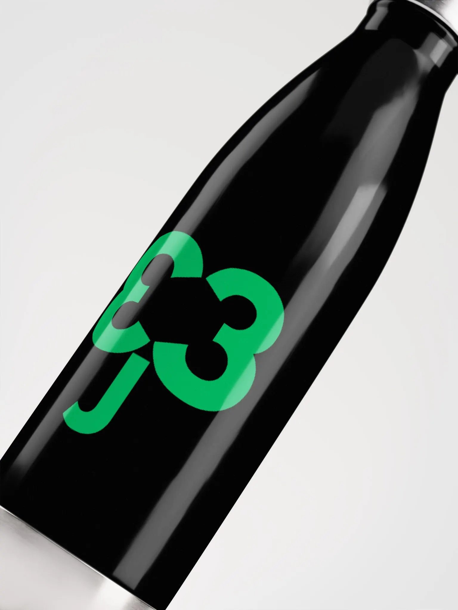 St. Patricks Day Text Clover Stainless Water Bottle product image (5)