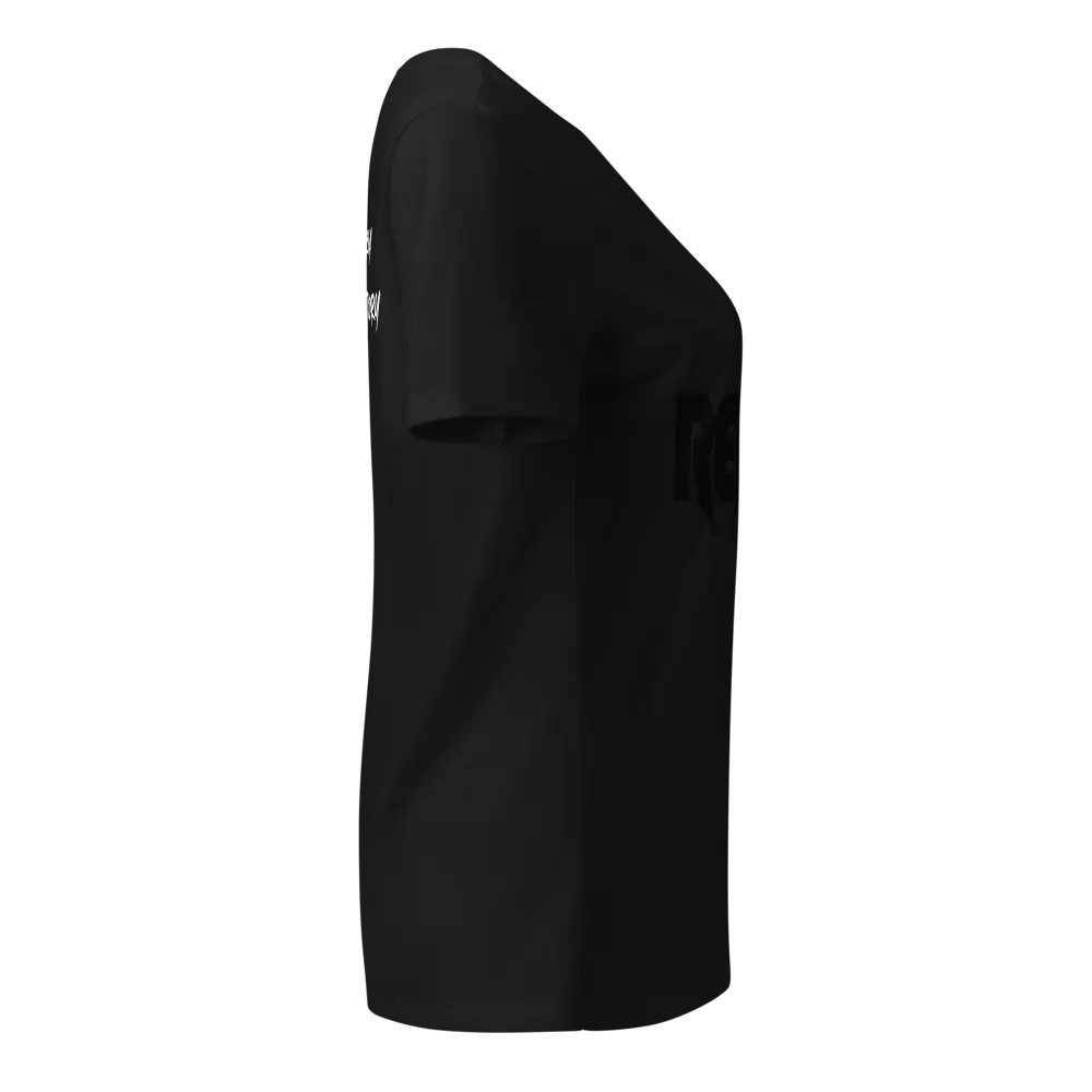 Woman's V Neck | Black | Black/Yellow product image (8)