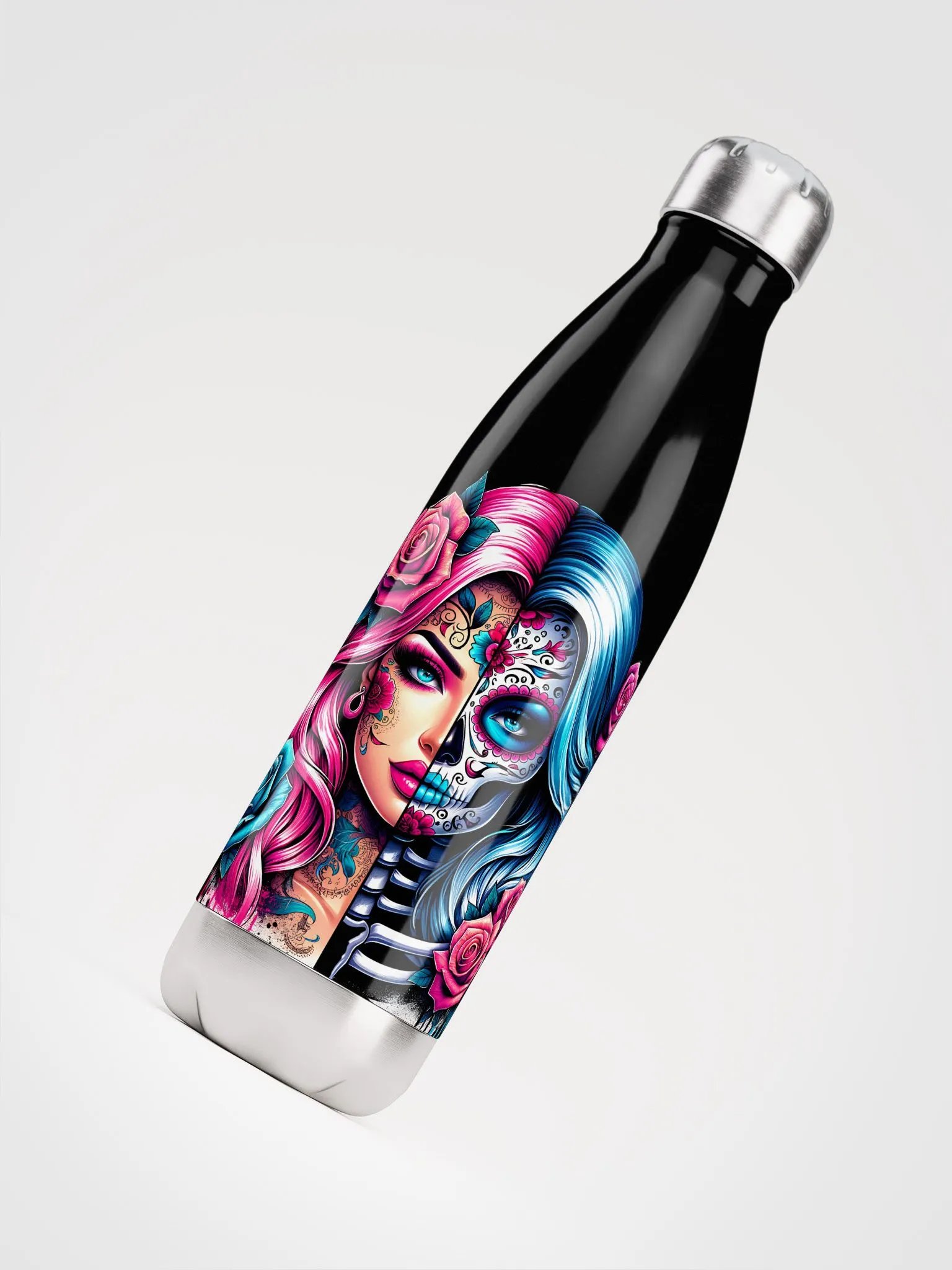 Life & Death Stainless Steel Water Bottle product image (4)