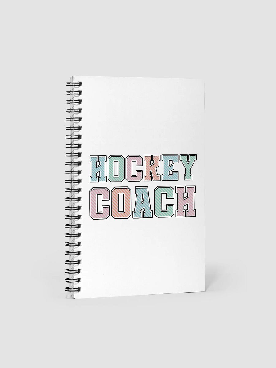 Hockey Coach Striped Notebook product image (2)