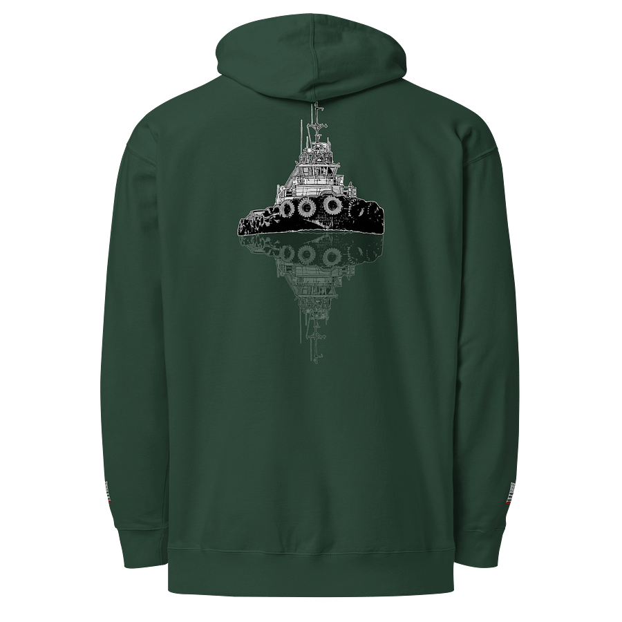 Marshall Foss and reflection - Twin Anchor Front & sleeves (embroidered) product image (1)