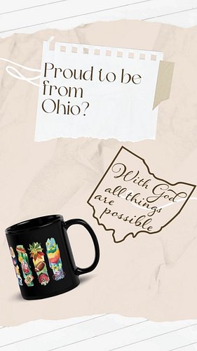 🌟 From Buckeye pride to your personal collection - celebrate Ohio with our exclusive state-themed designs!
Show off your love...